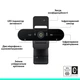 Якісна веб-камера Logitech Brio на 8,0 Мп 4K Ultra HD при 30 кадрах/с з мікрофоном і USB-живленням, Web-камера Business Graphite для стріму блогерам і бізнесу - зображення 9