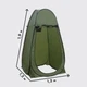 Палатка самораскладная автоматический мобильный зеленый 120×120×190 см для раздевалки душа походного туалета кемпинга рыбалки и дачи - изображение 3
