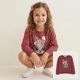 Детский хлопковый свитер для девочки h&m 0860624 134-140 ( 9-10 лет) Коричневый - изображение 2