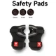Защита для колен, локтей и запястий для детей QPLAY Safety Pads, размер S (до 25 кг), фиолетовый (SP-01SafetyPadsSPurple) - изображение 2