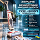Моющий пылесос ZEPLINE беспроводной вертикальный для влажной сухой уборки пола 180 Вт аккумуляторный 3000 мАч 5,5 кПа с функцией самоочистки до 45 мин - изображение 1