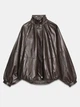 Бомбер куртка з еко шкіри розмір M Zara 2969/241/832 - изображение 1