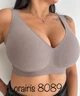 Бесшовный топ-бюстгальтер 8089 Lora Iris кофе XL - изображение 1