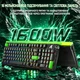 Магнітна клавіатура Attack shark R98HE Black-green, ENG+UA, 8000Hz/s, Switch 0.005mm, Rapid Trigger, RGB Підсвічування - изображение 6