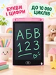 Дитячий графічний LCD планшет дошка для малювання та записів 10" + стилус рожевий (50300102233) - зображення 5