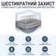 Мультизарядная док-станция Addap MCS-H881 72W на 6 USB портов серебристая - изображение 10