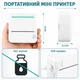 Міні термопринтер Bluetooth для друку наклейок, етикеток, фото та нотаток Android, iOS - зображення 8