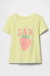 Комплект: футболка та шорти Gap 86-92(см) Жовтий (158353) - зображення 4