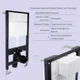 Готове рішення Qtap для ванної кімнати: підвісний унітаз Swan Ultra Quiet 520x360x320 + комплект інсталяції Standard (кругла клавіша Chrome) - зображення 4