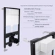 Готовое решение Qtap для ванной комнаты: подвесной унитаз Jay Ultra Quiet 485x360x320 + комплект инсталляции Standard (круглая кнопка Chrome) - изображение 4