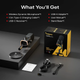 Микрофон Maono PD100W Black, Конденсаторный, Кардиоидный, USB подключения, Plug & Play, RGB подсветкой - изображение 2