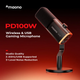 Микрофон Maono PD100W Black, Конденсаторный, Кардиоидный, USB подключения, Plug & Play, RGB подсветкой - изображение 4