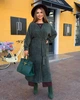 Женский кардиган теплый удлиненный из альпаки с поясом 60/62, Хакі (VL_1112_32) - изображение 1