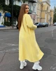 Женский кардиган теплый удлиненный из альпаки с поясом 52/54, Жовтий (VL_1112_16) - изображение 8