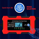 Зарядное устройство 12V 10A Charger Pulse Repair для зарядки автомобильных аккумуляторов - изображение 5