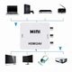 Переходник с HDMI на AV, 1080P, RCA тюльпаны / Конвертер разветвитель видеосигнала / Адаптер видеосигнала - изображение 2