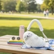 Детская плюшевая сумка в виде тюленя Lesko 52626 White меховая сумка-игрушка - изображение 4