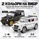 Радиоуправляемая машинка Mercedes-Benz AMG G63 G-Wagon 1:24 на пульте управления, металлическая модель Diecast, свет, звук, открывающиеся двери, внедорожник Mercedes для детей и коллекционеров - изображение 5