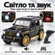 Радиоуправляемая машинка Mercedes-Benz AMG G63 G-Wagon 1:24 на пульте управления, металлическая модель Diecast, свет, звук, открывающиеся двери, внедорожник Mercedes для детей и коллекционеров - изображение 8