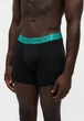Трусы-боксерки мужские Under Armour Performance Cotton - Solid 6 3Pk MD Черный 1383889-007 - изображение 2