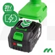 Потужна садова снігоприбиральна повітродувка MasterBlow 1000W 2 акумулятора на 21V 240 км/год для листя, снігу, пилу, сміття - зображення 2