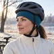 Шапка флісова біні YS-N для велоспорту та прогулянок One Size синьо-зелена - зображення 7