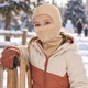 Балаклава дитяча RT-FH-B з начосом для лиж і прогулянок, пісочна - зображення 7