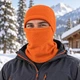 Балаклава флісова зимова DM-AA для велосипеда й активного відпочинку One Size помаранчева - зображення 5