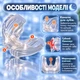 Капа від хропіння та бруксизму для сну нічна для зубів каппа зубна стоматологічна двостороння гіпоалергенна багаторазова трейнер на зуби з футляром антихроп від апное скрипу стирання емалі скреготу зубів при бруксизмі GDragon Прозора 1_11_L_1 - зображення 4