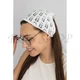 Косынка ажурная бандана женская котоновая Braxton 1574 Универсальный Белый - изображение 2