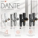Комплект дизайн кранів Ideale Dante 1/2”x1/2” чорний - зображення 3