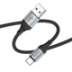 Кабель HOCO X102 Fresh charging data cable Type-C 1m. Black - изображение 1