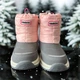 Термодутики для дівчинки Kimboo Сіро-рожевий (FG574-1F pink-grey (23 (15 см)) - зображення 4