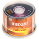 Диски для записи DVD-R Maxell, чистые оптические диски, скорость 16x, емкость 4,7 ГБ, серия «Офис», фиолетово-черные полосы, оптовая упаковка из 50 штук. - изображение 4