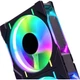 PHANTEKS D30 Версія для будівельних блоків Zhengye 12 см Корпус з водяним охолодженням Радіатор ARGB Контроль температури Вентилятор (30 мм завтовшки, 7 лопатей високого тиску повітря, бездротове кабельне підключення, один пакет, чорний) - изображение 2