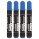 Маркери для білої дошки M&G Erasable Whiteboard Markers, ручки для офісних зустрічей з одним наконечником, прості для використання, маркери великої ємності, сині, 12 шт./коробка, MG2160 - изображение 4