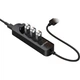 USB-хаб PHILIPS USB 2.0 з чотирма портами та портом заряджання 5 В, подовжувач для ноутбука, настільного комп'ютера та 4-портового хаба, 1 метр - изображение 1