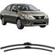 Склоочисники Aoye для моделей Nissan Sunny 2011-2016/2010-2015, безкінечний дизайн, комплект з 1 пари, 21 дюйм спереду та 14 дюймів ззаду - изображение 2