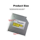 Оптичний накопичувач H·L Data Storage Hitachi-LG, чіп для запису ноутбука, товщина 9,0 мм, інтерфейс SATA, GUE1N - изображение 6