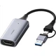 Плата відеозахоплення Hagibis, HDMI-конвертер для прямої трансляції Switch, кабель захоплення Type-C, вхід 4K, підключення гри PS5 NS до планшета та ноутбука - зображення 3