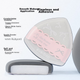 Everbab Air Cushion Milk Powder Cotton Candy Makeup 2 штуки, суха та волога основа подвійного використання, без вбирання пудри - зображення 7