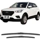 Paisu 15-20 Hyundai Tucson / 15-19 ix25 Оригінальна безрамкова гумова накладка склоочисника U-Type 26/16 - изображение 2