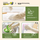 Рукавички для миття посуду Mr Clean Thickened Nitrile, розмір L, 2 пари, універсальні, для прибирання, подовжені, міцні - зображення 6