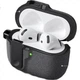 Захисний чохол Penggu для Apple AirPods 4, магнітний, з автоматичним відкриттям та шумопоглинанням, силіконовий, білий - изображение 3