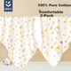 Бавовняна пелюшка Ipoosi Baby Swaddle, мішок для сну Anti-Startle Newborn Essentials, 2 шт. - изображение 4