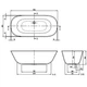 Ванна кварилова Villeroy & Boch Theano UBQ175ANH7F200V-01 175х80 см білий - изображение 3