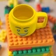 Чашка кружка для напитков голова минифигурки в стиле LEGO Man 250 мл керамическая желтая (LB-239013) - изображение 4