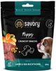 Chrupiące przysmaki Savory dla zdrowego wzrostu szczeniąt jagnięcina i rokitnik 200 g (31379) (4820232631379) - obraz 1