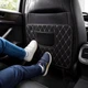 Защитный коврик на спинку автомобильного сиденья от грязи и следов обуви 42×34 см черный 1шт XJ5925 - изображение 7