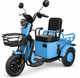 Электроскутер трехколесный ATLAS Ant 800W Blue - изображение 1